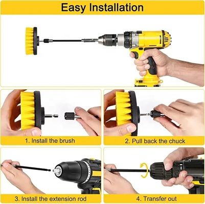 Borstborstel voor schoonmaken - Power Scrubber Borst Handdoek Kit met Extend Aanhangsel voor Auto Bekijk meer
