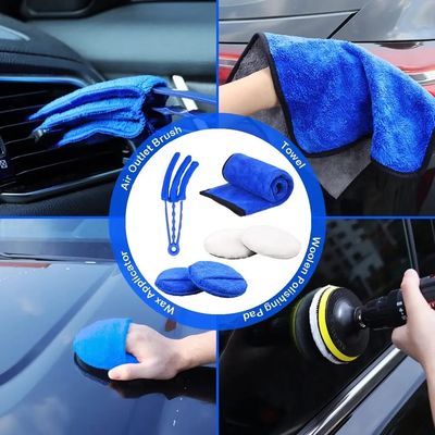 26 stuks Autodetailleerborstel Set Auto Auto Reiniging Tools Kit Voor Interieur