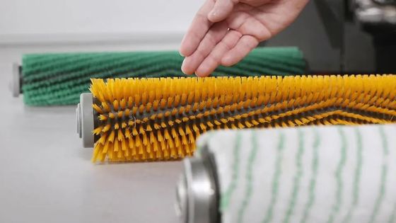 Cylindrische nylon industriële rolborstel voor transportbandschoonmaak
