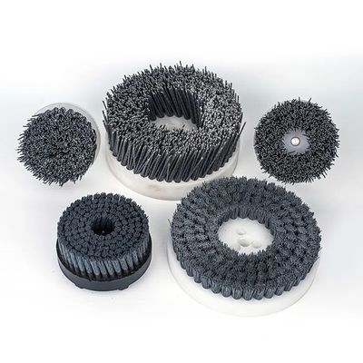 OEM-schroefborstel schijfwiel Ronde vorm voor industriële decontaminatie