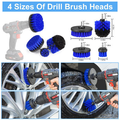 Warm verkopen 23pcs auto detailborstel set met draagtas voor alle doeleinden schoon voor het reinigen van binnen, buiten