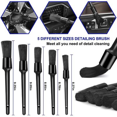21 stuks Autoreinigingsgereedschappen Kit Polijst Sponsen Pads Voor Wielen Dashboard Interieur
