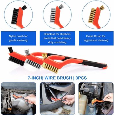 Groothandel 19 stuks Autoverwastools Kit Boor Schoonborstel Detailborstel Met Tas Voor Auto Interieur Exterieur Was