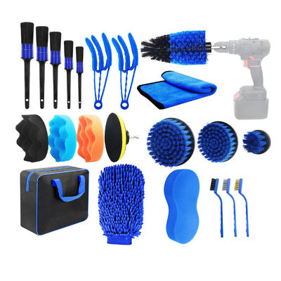 22pcs Autoborrel Schoonborstel Aanhangsel Voor Auto Wielband Interieur Wassen