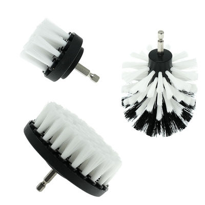 Witte 2,5 inch borrel scrub borstel Power scrubbing borstel borrel aanhangsel voor auto detail