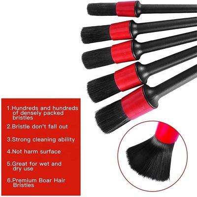 Hot Sale 5pcs Ultra Soft PP Detail Brush Voor Auto Interieur Detail