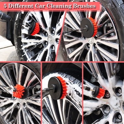24 stuks Autodetails Borstel Set Was Kit Met Reinigingsgel Voor Interieur Exterieur Wielen Dashboard