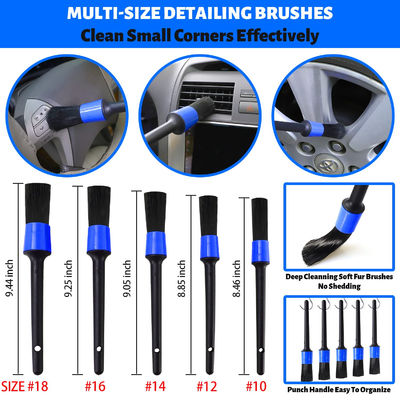 22 stuks Auto Detail Kit Borstels Set Interieur schoonmaken Met Auto Boor zachte borstel Aanhangsel spons Polijst Pads