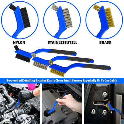 22 stuks Auto Detail Kit Borstels Set Interieur schoonmaken Met Auto Boor zachte borstel Aanhangsel spons Polijst Pads