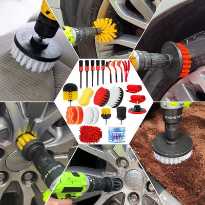 24 stuks Autodetaillerende borstel wasspons wassen interieur exterieur