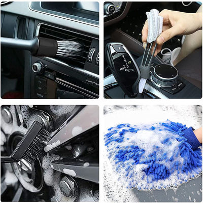 18 PCS Autodetailborstels Autoverwasborstel voor het reinigen van autowielen