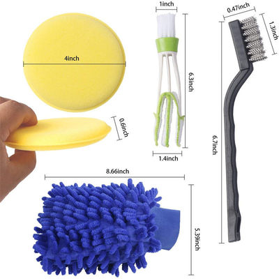 Vervaardiging Groothandel Auto Detail Reinigingsgereedschappen 17pcs Autoburst Voor Auto Wiel Interieur
