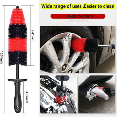 Vervaardiging Groothandel Auto Detail Reinigingsgereedschappen 17pcs Autoburst Voor Auto Wiel Interieur