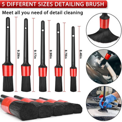 19pcs Autodetail Borsel Set voor Auto Detail Reiniging Auto Motorfiets Interieur