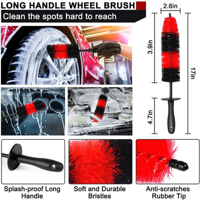 16pcs buigbare wielenborstel voor auto banden