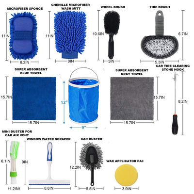Oem Microfiber Car Detailing Borstel Care Kit