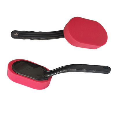 Custom Logo Car Foam Brush Microfiber Wheel Brush Applicator Poetsspons