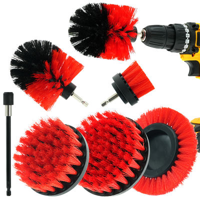 7 Pack Boorborstel Aanhangsel Set Power Scrubber Borstel Voor Auto Reiniging