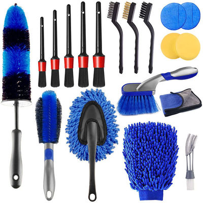 Gepersonaliseerde Automobiel Detail Brush Kit Ac Wielen Dashboard Reiniger 19pcs