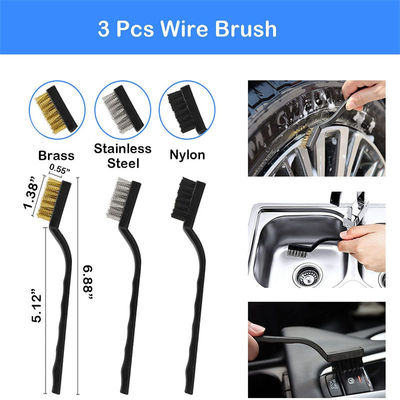 Gepersonaliseerde Automobiel Detail Brush Kit Ac Wielen Dashboard Reiniger 19pcs