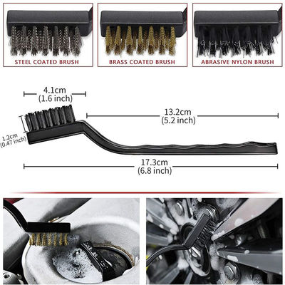 Groen 11pcs Bristle Auto Vent Cleaner Borstel Duster Set Voor Airconditioner