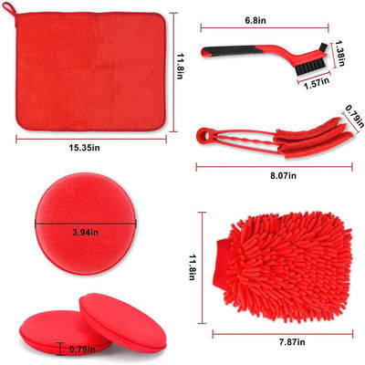 18PCS Auto Detailing Spin Brush Kit Make-up Brush ODM