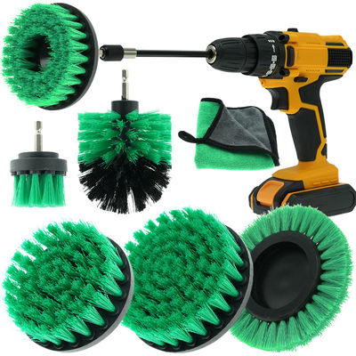 7PC Borstreiniger Boor Elektrische boor Scrubber Aanhangsel Veegmachine Venstergat Reiniging