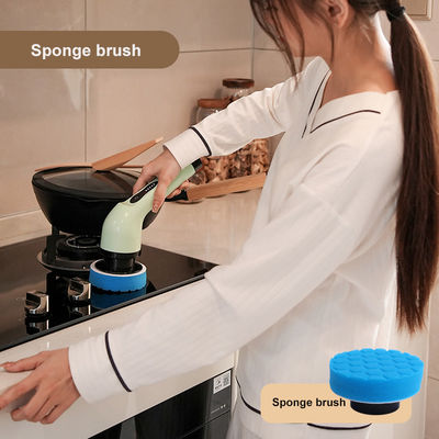 VIROS Verstelbare elektrische reinigingsborstel Handheld scrubber IPX waterdicht