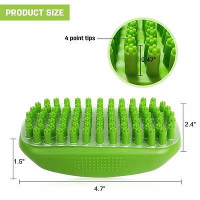 Bad Kalmerend Hondenwasser Scrubber Rubber PET Massage Borstel Voor Lang Kort Haar