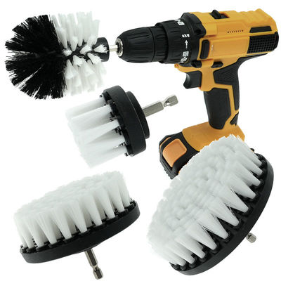 Witte 2,5 inch borrel scrub borstel Power scrubbing borstel borrel aanhangsel voor auto detail
