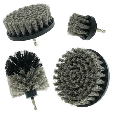 Grijze borrel borstel verlenging scrubber draadloos 9PC Custom