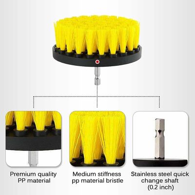 6pcs boor reiniging borstel bevestigingen sets power scrubber voor auto wassen badkamer