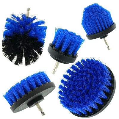 9PC Blauwe grondborstel boorboor Aanhechting spons Autowiel Detail