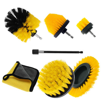Langdurige krachtige borrel scrub borstel set aangepaste kleur compatibel met de meeste power borrels