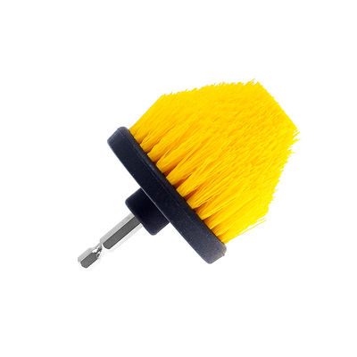 Geel Kleur 2,5 inch Pp Materiaal Borstel Met Elektrische Borstelborstel Voor Auto Reiniging