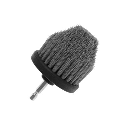 Grijze kleur 2,5 inch Pp / Nylon materiaal borstel met elektrische boorborstel voor huishouden schoonmaken