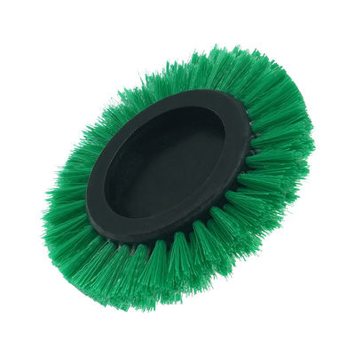 Groen gekleurde boorborstel voor het borsteltje