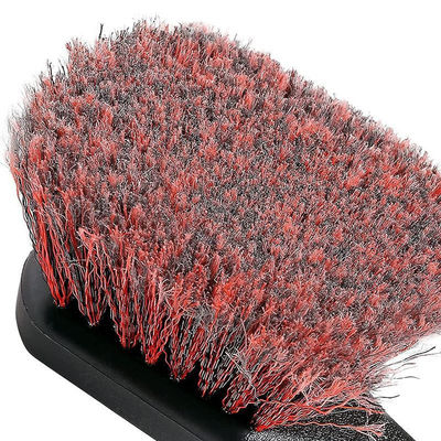 Professionele Hard Bristle Car Detail Brush met rode kleur