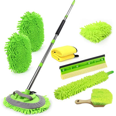 Autoverwasser Mopp Wielborstel Auto Reiniging Kit Voorruit Venster Squeegee