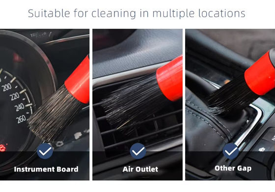 Gepersonaliseerde vouwbare microvezel auto luchtuitlaat schoonborstel binnenste stofborstel