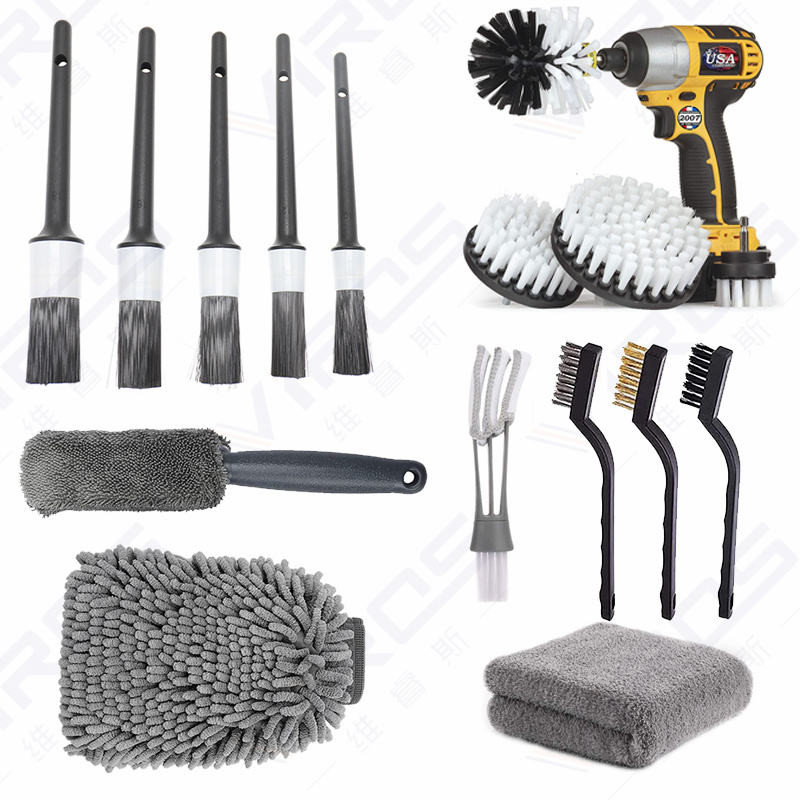 Auto Wassen Reiniging Set 16pcs Auto Reiniging Tools Voor Auto Beauty Care