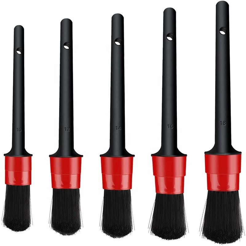 Hot Sale 5pcs Ultra Soft PP Detail Brush Voor Auto Interieur Detail