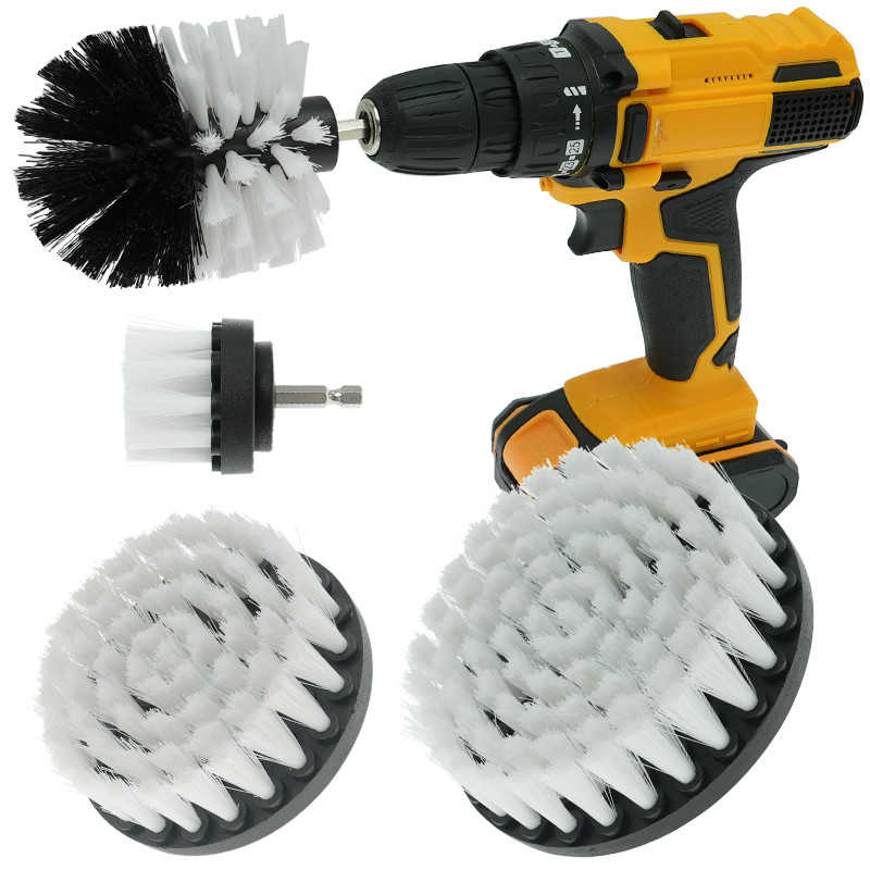 2.5 inch borrel schrobber borstel kracht schrobber borstel borrel aanhangsel voor auto detail