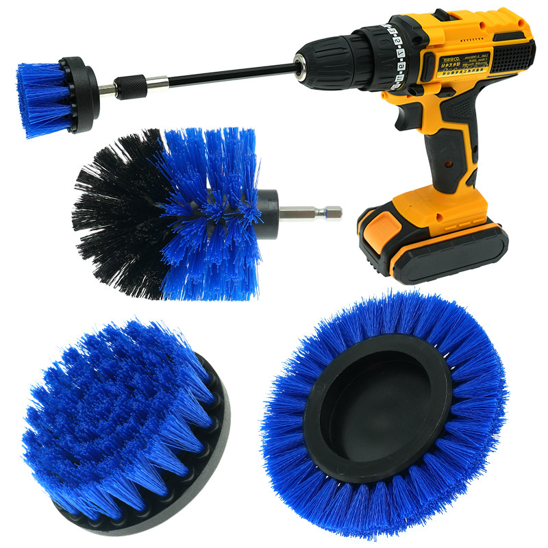 Elektrische boor scrub borstel kit 5Pack voor douche tegel