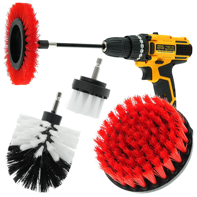 5pcs boor scrubber aansluiting kit voor tegel reiniging tapijt keuken