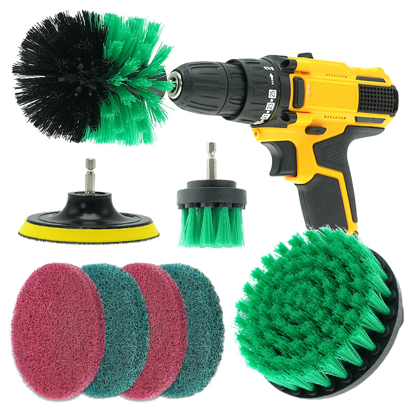 Rotary Drill Cleaning Attachments Grout Brush Voor het reinigen van tapijt