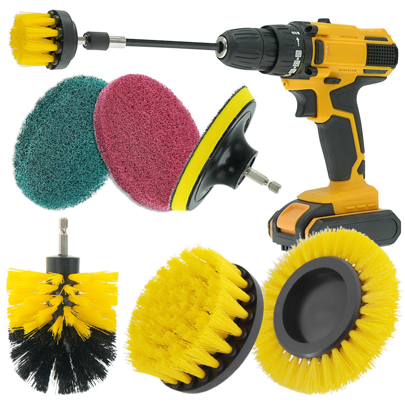 Carpet Cleaning Drill Borstel Aanhangsel Scrub Pads Antiwear