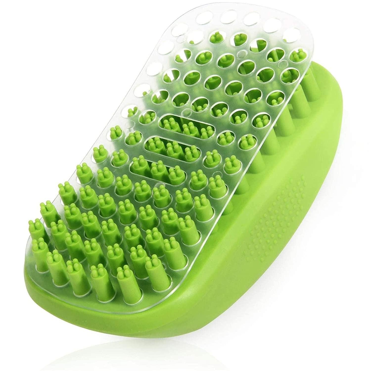 Bad Kalmerend Hondenwasser Scrubber Rubber PET Massage Borstel Voor Lang Kort Haar