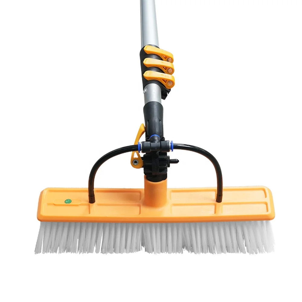 Long Pole Solar Panel Brush Cleaner voor dakwassen 12m