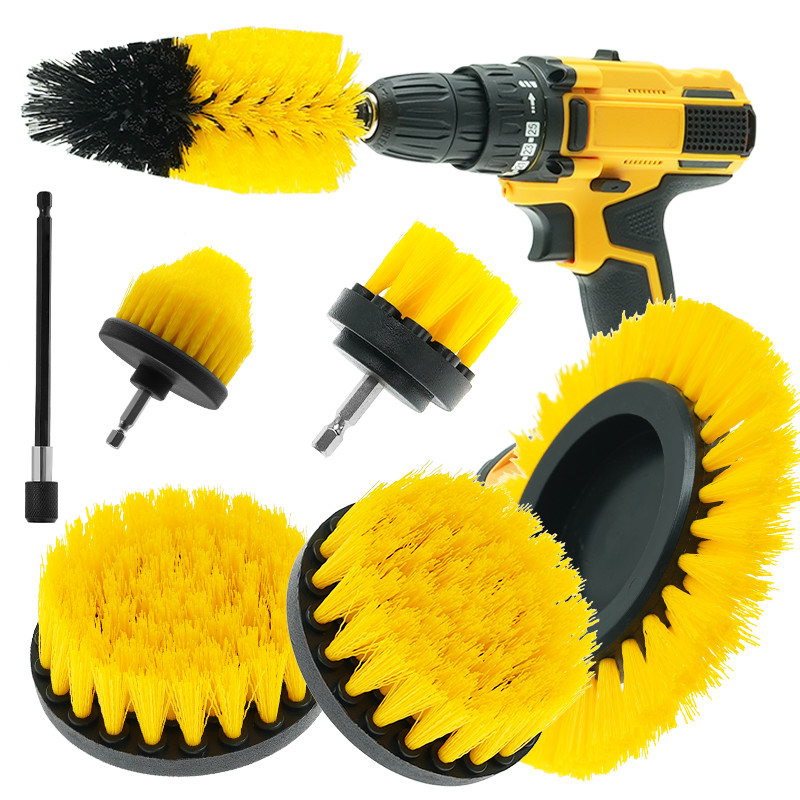 Effectieve reinigingskracht draadloze boor scrubber borstel voor het reinigen / schrobben